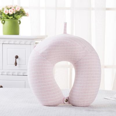 China PORTABLE High Quality Comfortable Cervical Memory Foam Custom Travel Car Neck Pillow For Airplane for sale