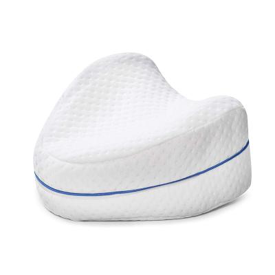 China Wholesale PORTABLE Heart Shape Knee Support Pillow Memory Foam Leg Elevation Wedge Pillow For Back Hips Joints Sciatica for sale