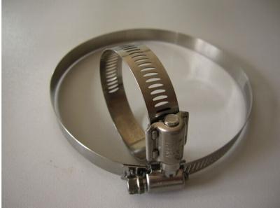 China American Type Heavy Duty Perforated Pipe Flange Tape Hose Clamp Manufacturer for sale