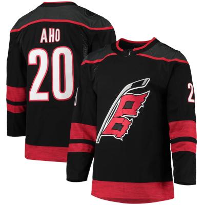 China Shirts & New Style Main 2021 Wholesale Best Quality Carolina Stitched Sports Ice Hockey Jerseys Custom Hurricane 20 Aho 37 Svechnikov for sale