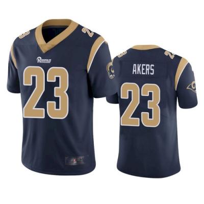 China New Style Antibacterial Wholesale China Los Angeles Stitched American Football Tank Tops Ram Sports Team 23 Custom Cam Akers for sale