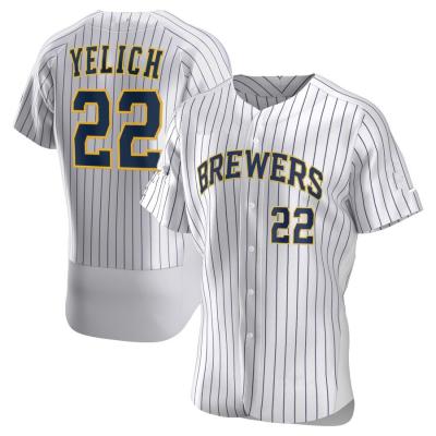 China New Antibacterial China Cheap Wholesale Milwaukee Stitched Baseball Tank Tops Customize Sports Team Jersey Brewer 22 Christian Yelich for sale