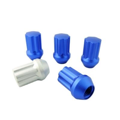 China 7075 Aluminum Alloy OEM ODM M12 M14 697 Aluminum Alloy Wheel Lug Nuts for sale