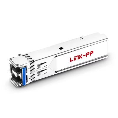 China Opgeslagen 1.25G SFP-module Compatibel met 1000Base LX 1310nm LC GLC-LH-SMD-vormfactor Te koop