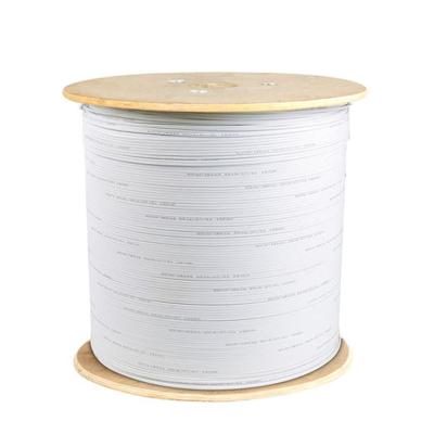 China Suitable for network route connection fiber optic cable FTTH household fiber optic cable 2 core indoor singlemode fiber optic leather fiber for sale