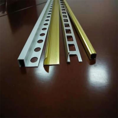 China Aluminum Metal Profile For Tile Trim Building Material Various Holes for sale