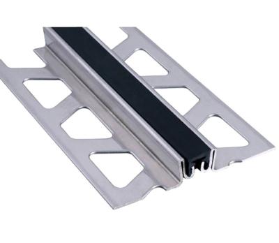 China Modern Stainless Steel Metal Tile Expansion Strip Stainless Steel Metal Tile Expansion Strip for sale