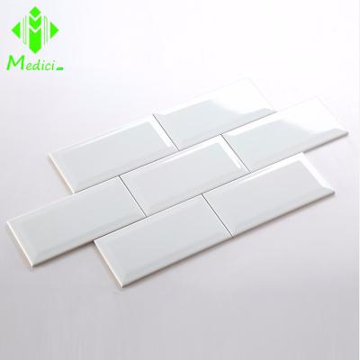 China Rustic Tiles 75*150mm Bread And Butter Wall Tile Green Tiles Foshan Tile for sale