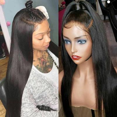 China VENUSWIG Long Swiss Straight Natural Color Lace Hair Wig For Indian Raw Colored Women Hair Lace Front Wig for sale