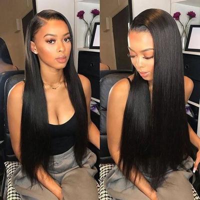 China VENUSWIG HD Transparent Straight Lace Front Wigs For Natural Brazilian Hair Wigs Natural Brazilian Remy Hair Color Women Straight Remy Hair Wig for sale