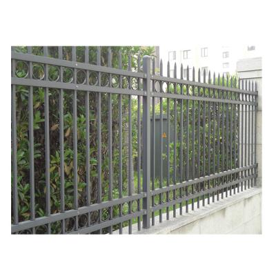 China Easily Assembled New Product Listing Durable Horizontal Black Stainless Steel Security Fence for sale