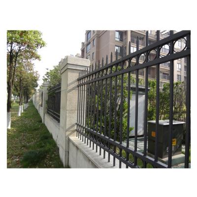 China Easily Assembled New Developed Lattice Gates Galvanized To Powder Coated Black Security Fence for sale