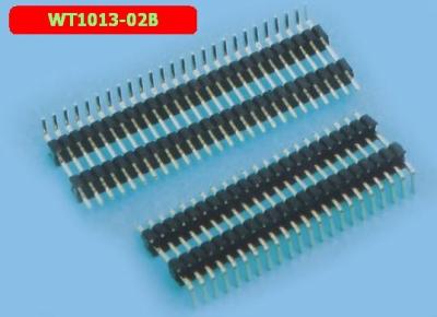 Κίνα Επαγγελματικό 1,27mm Single Row Pin Header 1-50 Pin Πλαστικό πινέλο προς πώληση