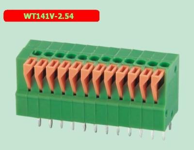 China WT141V-2.54 pcb spring terminal block fabriek directe verkoop Te koop