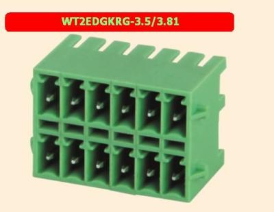 China Plug - In PCB terminal blok 300V 2P-24P draad connector blok Flexibel ontwerp Te koop