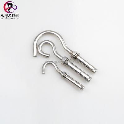 China Strong Open 304 Stainless Steel Cup Ceiling Hook Expands for sale