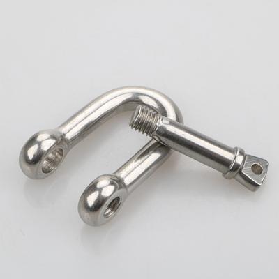 China High quality heavy industry stainless steel 304 316 screw pin dee shackler for sale