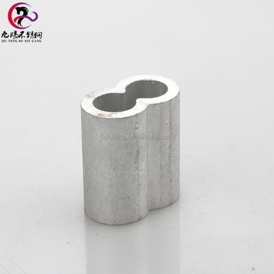 China Aluminum Rope Guangdong Factory Duplex Sling Ferrule For Wire Rope for sale