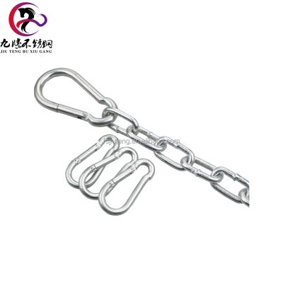 China Hoists Jiuteng Galvanized DIN5685A Welded Steel Short Link Chain for sale