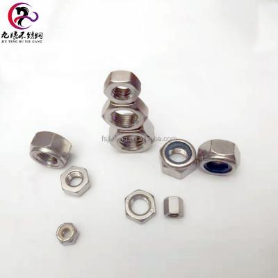 China Heavy Industry Factory 201 304 316 Stainless Steel Hex Nuts for sale