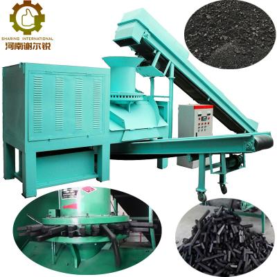 China Hotels No Additives Lignite Lignite Mud Briquette Extruder Machine Manufacturer for sale