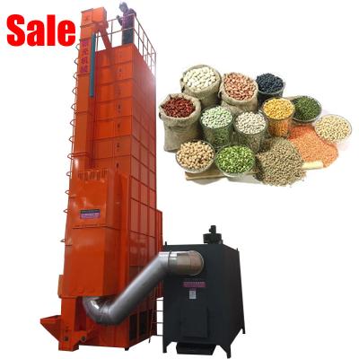 China food & Rice On Duty Beverage Plant Durable Small Paddy Corn Seeds Grain Dryer With Rice Husk Burner for sale