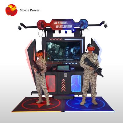 China Theme Park/Delay Simulator VR Shooting Gun Game Machine 2 Players Virtual Reality Gun Shooting Amusement Room for sale