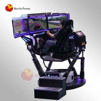 China 3 Screen Car Racing Simulator 6 DOF Racing Driving Simulator Price In Pakistan L2360*W2100*H1900 for sale