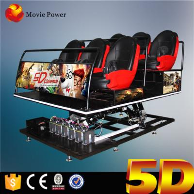 China Amusement Park Rear Pushing Game Equipment 5d Cinema With 3d Glasses for sale