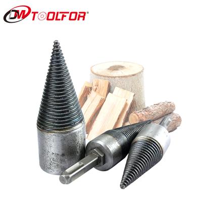 China DAMING Power Tool Easy Drilling Use Firewood Splitter Drill Bits Household Cone 30mm 50mm Splitting Bits Wooden Drill Bits for sale