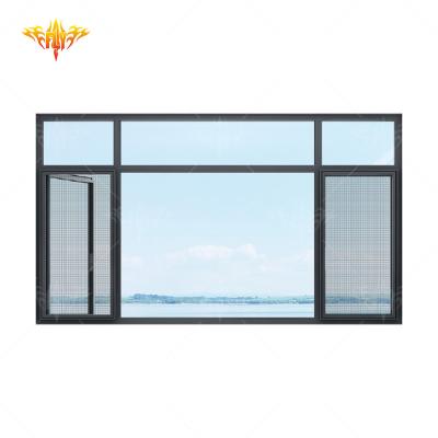 China Magnetic Screen Heat Insulation 36 x 72 Casement Window Manufacturer Casement Windows Unit Aluminum Casement Window Handle for sale