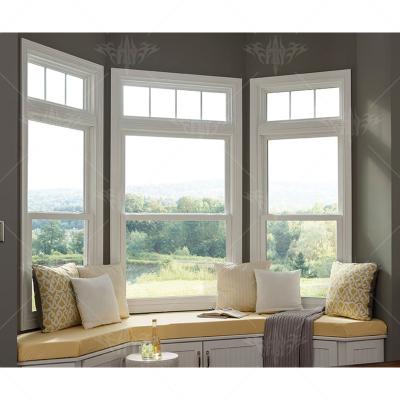 China Folding Screen Commercial Top Hung Window Double Hung Windows With Screen Double Hung Black Impact Windows for sale