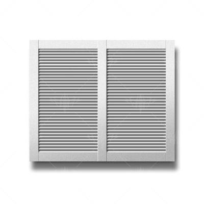 China Magnetic Screen Plastic shutter PVC finished shutters parts plantation interior window louvers shutter from the source factory for sale