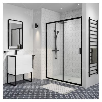 China Eco-Friendly Factory Direct Sales Bathroom Stainless Steel 304 Sliding Doors Hardware Shower Room Fittings Sliding Door System for sale