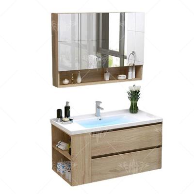 China Environmental Friendly Luxury Bathroom Cabinet Space Save Bathroom Vanity Cabinet House Use Bathroom Cabinets for sale