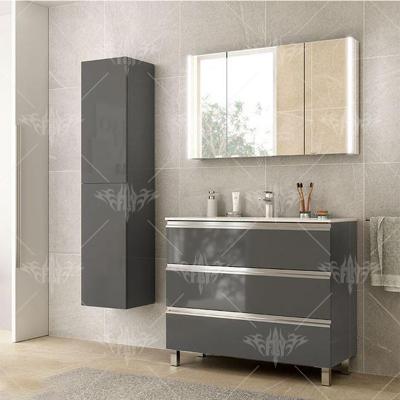 China Environmental Friendly New Listing Mirror Cabinet Bathroom Luxury Bathroom Vanity Cabinet And Skin for sale