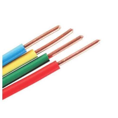 China HOT SALE 1.5mm 2.5mm 4mm 6mm Electrical Machinery Solid Or Stranded 10mm PVC Single Core Copper Houses Wiring Electrical Cable And Building Wire for sale