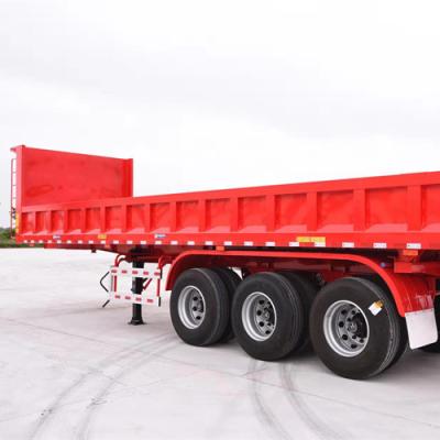 China Semi Truck Trailer BERKLEY Industrial Equipment Transport Dumper Truck Trailer Heavy Flatbed Dump Trailer for sale