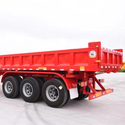 China Truck Trailer BERKLEY Max Load 80T Heavy Duty Transport Dump Trailers Truck Semi Trailer for sale