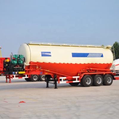 China BERKLEY 60m3 CBM powder bulk cement silo capacity dry cement bulker trailers semi truck trailer in Dubai for sale