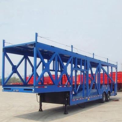 China BERKLEY 2 Truck Trailer 3 4 Axles Heavy Duty Transport Vehicle Car Truck Trailers Carrier Semi Trailer for sale