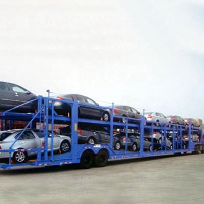 China BERKLEY Tri Axles 15m Trailer Truck Transport Vehicle High Quality Semi Trailer Car Hauler Truck Trailer for sale