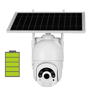 China NIGHT VISION 2.0MP Smart WIFI Solar Camera PTZ Built-in Installation with AI Smart pir and Battery Low Power Boot Camera for sale