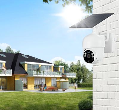 China NIGHT VISION Intelligence Wholesale Battery Wifi Alert Ptz Solar Powered Camera On Wall for sale