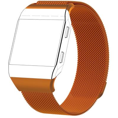 China Luxury Stainless Steel Milanese Loop Watch Band Magnetic Strap Band Strap For fitbit ionic for sale