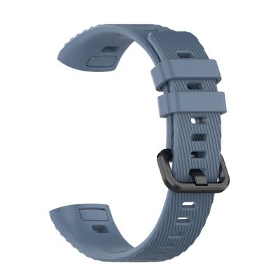 China YIDA 19mm Adjustable Rubber Rubber Silicone Wrist Watch Band Smart Replacement For Huawei Band 4 TER-B29S for sale