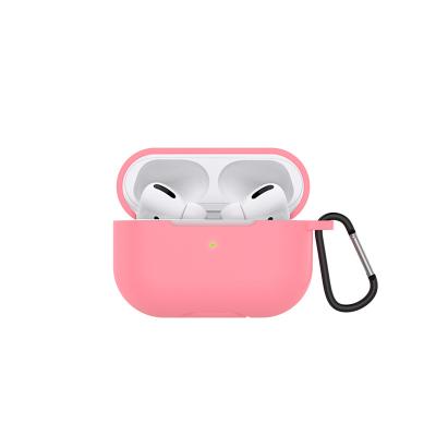 China Newest Anti-fall Silicone Shockproof Protective Earphone Case Cover For Apple Airpods Airpod 3 Earphone With Key Chain for sale