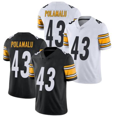 China Troy Polamalu American Football Jersey Breathable Limited 43 Shirts Stitched Uniform Wholesale for sale