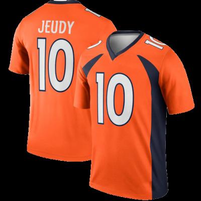 China Breathable Team 10 Jerry Jeudy Uniform Shirt 30 Terrell Davis Of Courtland Sutton American Football Tank Top 14 for sale