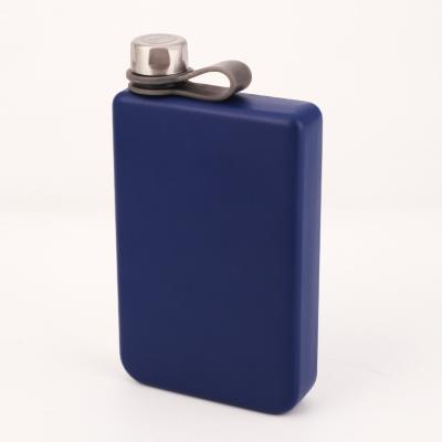 China Modern Portable Hip Flask 6oz 8oz Stainless Steel Whiskey Jug Alcohol Liquor Wine Bottle Flask for sale